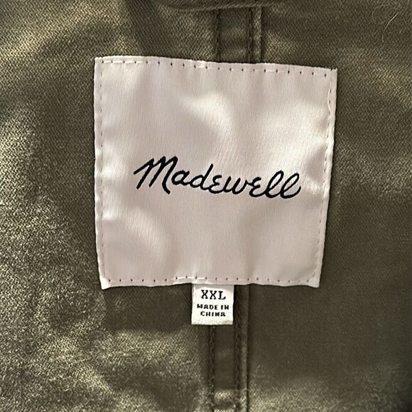 Madewell Utility Jacket in Olive Green - Picture 2 of 11